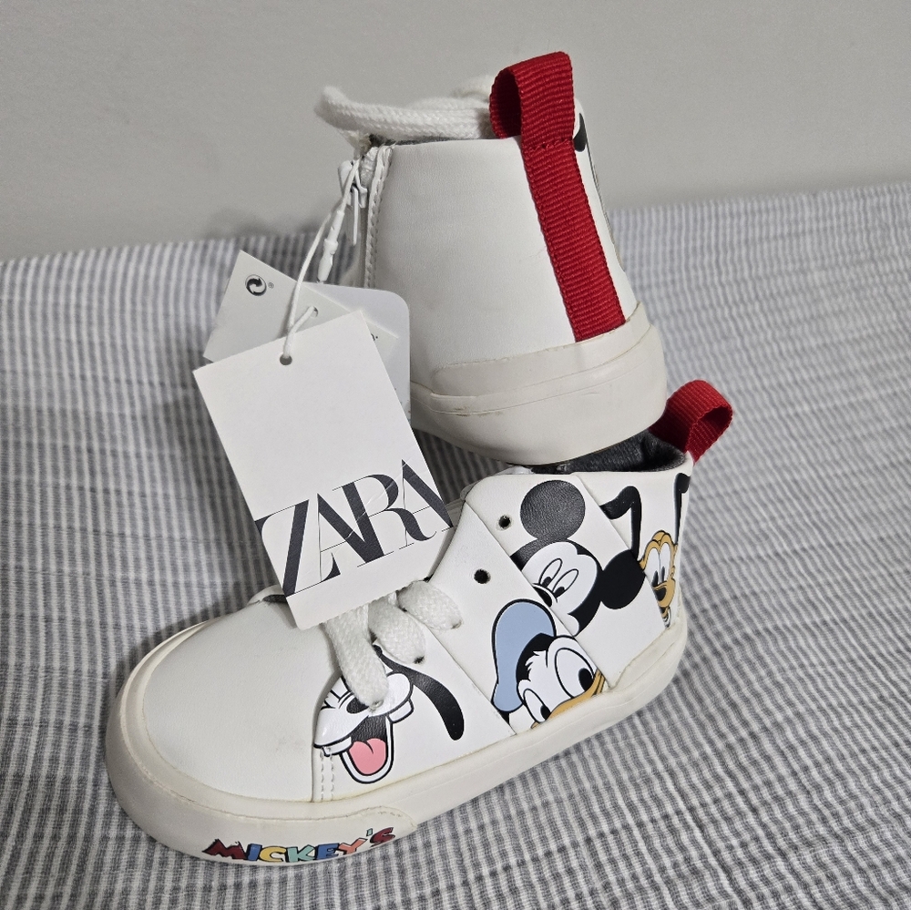 NWT Zara Disney Sneakers